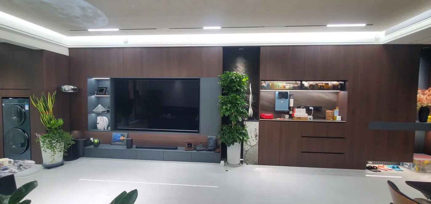 灞桥区海心湾三室两厅108西安全屋定制实景案例